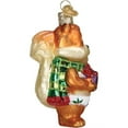 thumbnail image 2 of Old World Christmas Silly Christmas Squirrel Glass Blown Ornament for Christmas Tree, 2 of 5