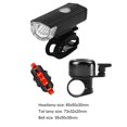 thumbnail image 1 of Luz LED para bicicleta MTB, faro delantero para bicicleta, juego de campana de luz trasera de seguridad nocturna Ndcxsfigh  Accesorios para bicicletas, 1 of 8