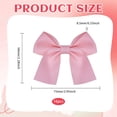 thumbnail image 2 of 16 Pcs Satin Ribbon Bows Pink Satin Bowknot Satin Hair for Cloth Hair Decoration Wedding Party Craft Supply Ornament Accessories, 2 of 9