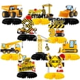 thumbnail image 1 of 10 Piezas De Centros De Mesa De Panal De Construcción, Decoración De Fiesta De 3Er Cumpleaños Para Niños, Camión Volquete, Cono De Coche, Zona De Construcción, Centros De Mesa De Cumpleaños De 3 Años,, 1 of 5
