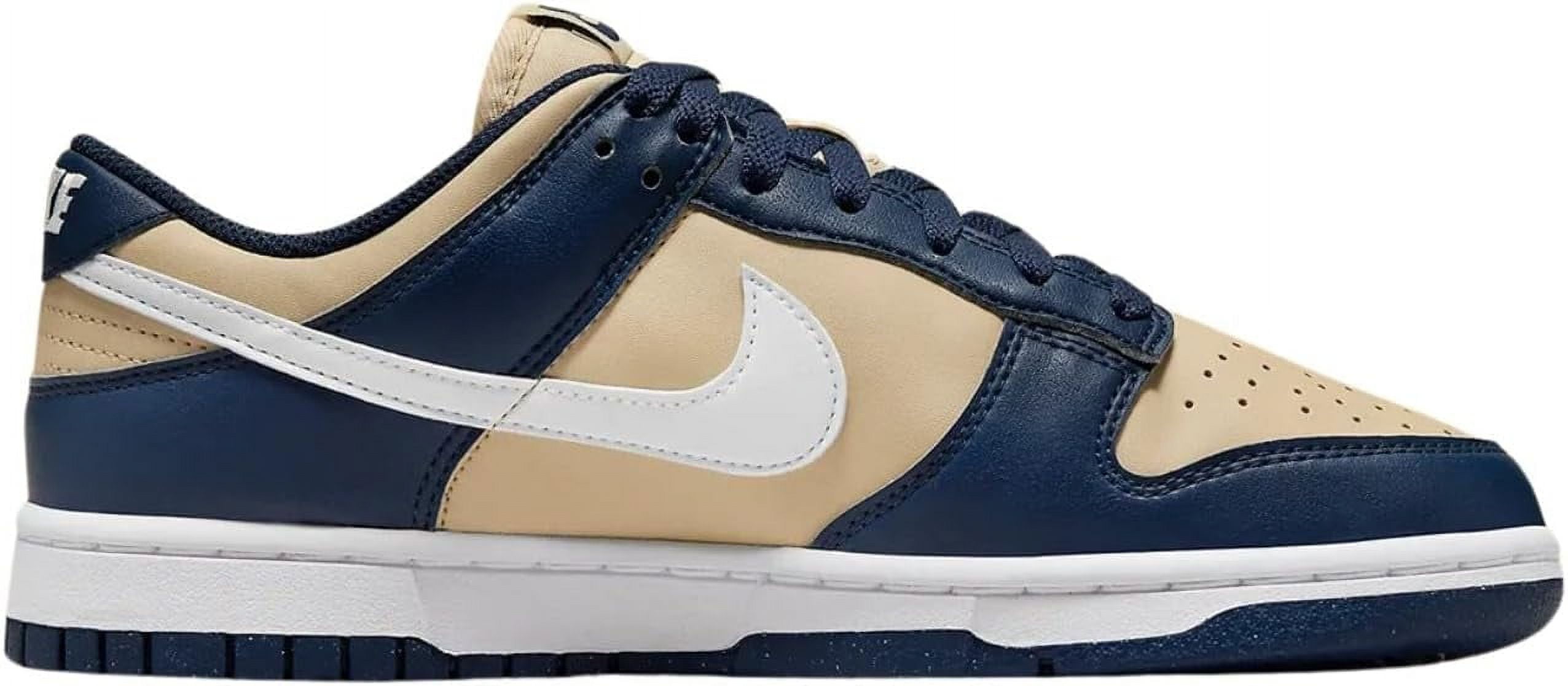 Women's Nike Dunk Low Next Nature Midnight Nvy/Wht-Team Gld