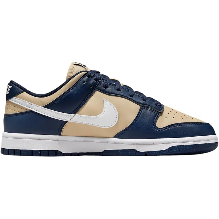 スニーカー Nike Women's Dunk Low PRM Midnight Navy Nike Dunk Low Next Nature Midnight Navy Gold (Women's) - Walmart.com