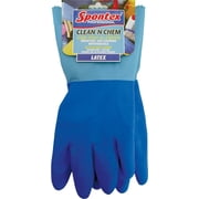 Spontex 74043 Protective Gloves, XL, Latex, Blue