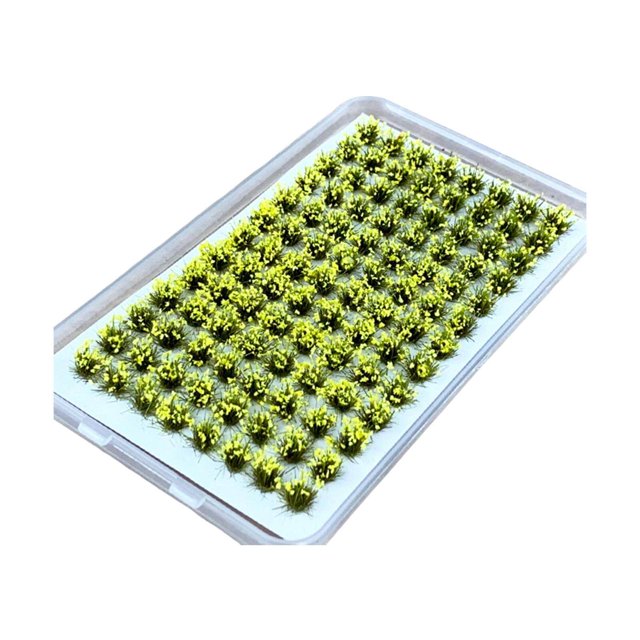 pitrice Artificial DIY Miniature Flower Cluster Model for Decoration Light Yellow