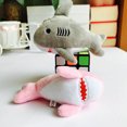 thumbnail image 2 of AYYUFE 12cm Shark Plush Stuffed Hanging Doll Key Chain Pendant Bag Gift, 2 of 7