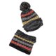 thumbnail image 1 of Gorros, Bufandas, Guantes, Gorros De Tres Piezas De Punto Y Terciopelo, Gorros Abrigados, 1 of 2