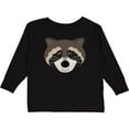 thumbnail image 3 of Inktastic Raccoon Animal Face Boys or Girls Long Sleeve Toddler T-Shirt, 3 of 5
