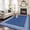 Blue, variant on White Greek Key Large Area Rug 8x10 FT, Non Slip Living Room Throw Carpet, Geometric Greece Ancient Farmhouse Geo Washable Soft Indoor Outdoor Carpet Non-Shedding Rug for Bedroom Dining Room