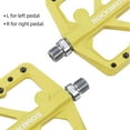 thumbnail image 5 of ROCKBROS Cycling Pedals Mountain Road Bike Pedals Bicycle Nylon Flat Pedals Sealed Bearings 9/16" Yellow 1 Pair, 5 of 7