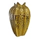 thumbnail image 5 of Jarrón de cerámica para flores, jarrón decorativo, arte nórdico, adorno organizador, maceta para flores Oro Talla L, 5 of 9