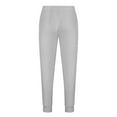 thumbnail image 3 of Men's Jogging Pants Solid Color Elasticated Waist Tracksuit Bottoms Slim Fit Track Pants Casual Cotton Trousers Activewear Sweat Pants for Gym Workout S-3XL, 3 of 5