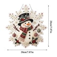 thumbnail image 2 of Christmas Snowman Diamond Painting Art Kits For Adults,Special Shaped Hanging Crystal Rhinestone Acrylic Gem Art Pendant Ornaments Kit For Home Decor And Gift（7.87In）, 2 of 4