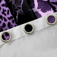 thumbnail image 4 of Homewish Zebra Cheetah Print Blackout Curtains Set of 2 (52x84 Each) for Adult, Chic Purple Lines Window Curtains, Leopard Giraffe Wildlife Curtains and Drapes, Black Out Curtains Bedroom Decor, 4 of 6