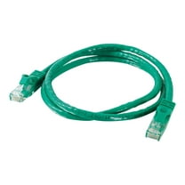 C2G 12ft Cat6 Snagless Unshielded (UTP) Ethernet Cable - Cat6 Network Patch Cable - PoE - Green - Patch cable - RJ-45 (M) to RJ-45 (M) - 3.66 m - 0.2 in - UTP - CAT 6 - IEEE 802.5/ ANSI X3T9.5/ IEEE 802.3 - molded, snagless, stranded - green