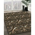 thumbnail image 3 of Ahgly Company Machine Washable Indoor Rectangle Transitional Dark Almond Brown Area Rugs, 8' x 12', 3 of 7