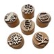 thumbnail image 1 of Sellos de madera redondos, decorativos, sellos de arcilla de juguete de aprendizaje de jardín de infantes creativos para Bee Cycle Beehive, 1 of 9