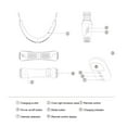thumbnail image 3 of Face Lifting V-line Rechargeable Slimming Portable Adjustable Rechargeable Wearable Firming Vibration Massager Swelling Blood Circulation Microcurrent Massage Red, 3 of 9