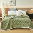 thumbnail image 3 of Weighted Blankets for Adults, 79" x 59" InsCrazy Extra Thick Flannel Fleece Blanket with Double Layer Ideal Office Nap Cover Warm Cozy Blanket for Bed Or Couch, 3 of 9