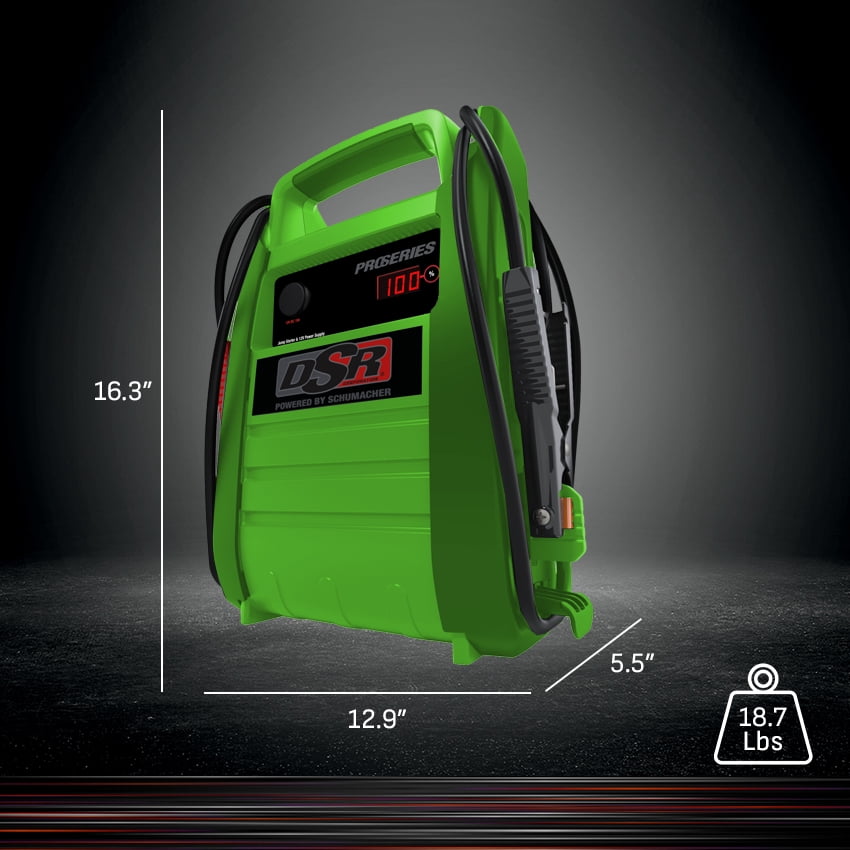 Schumacher Electric DSR Pro 2000A Heavy-Duty Car Battery Jump Starter and Portable Power Station, For 12V Automotive and Marine Batteries, DSR168G