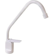 Westbrass D2031-NL-50 8" Touch-Flo Style Pure Cold Water Dispenser Faucet, Powder Coat White