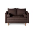 thumbnail image 2 of Sofá Love Seat 2 Plazas Lino Chocolate Modelo Fallon, 2 of 7