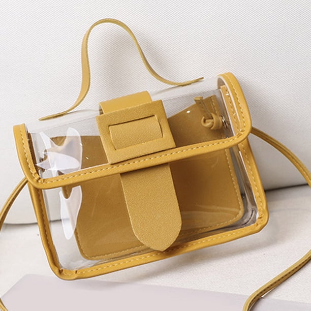 Bolsa de hombro pequeño de gelatina para mujer, Bolsa de mensajero de hombro informal para mujer, monedero para mujer Tmvgtek Para Estrenar