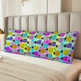 thumbnail image 2 of Fotbe Graffiti Pineapples Funda para Almohada Corporal con Diseño, Funda de Microfibra Ultrasuave de 20x54 Pulgadas, Ropa de Cama Elegante, 2 of 7