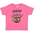 thumbnail image 3 of Inktastic Gramps Loves Me Cute Sloth and Baby Boys or Girls Baby T-Shirt, 3 of 5