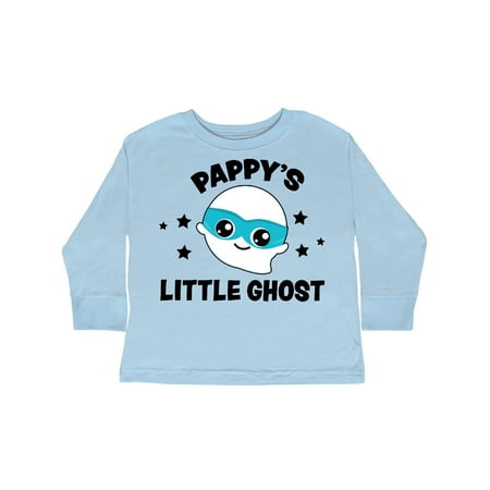 

Inktastic Cute Pappy s Little Ghost with Stars Gift Toddler Boy or Toddler Girl Long Sleeve T-Shirt