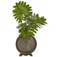 thumbnail image 1 of Nearly Natural 6983 Sellaum dans un Vase Tissé Ouvert, 1 of 1
