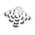 thumbnail image 3 of Pestañas Postizas, Pestañas Postizas Rizadas, 10 Pares Para Uso En Citas ANGGREK Natural False Eyelashes, 3 of 8