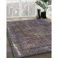 thumbnail image 3 of Ahgly Company Machine Washable Indoor Rectangle Industrial Modern Eggplant Purple Area Rugs, 7' x 9', 3 of 7