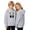 Grey, variant on Otqutp Kids Boys Girls Pullover Hoodie Cute Panda Graphic Long Sleeve Sweatshirt Fashion Loose Tops with Kangaroo Pocket