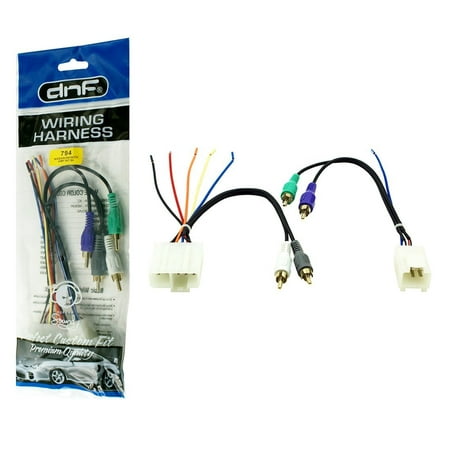 Infinity Wire Harness DNF Amp Integration Wiring Harness for Aftermarket Stereos for Select Nissan Infinity Vehicles (70-1764) - 100% Copper Wires! ()