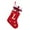 L, variant on Monogram Christmas Stockings with Letters, Large Super Soft Christmas Stockings Red Velvet with White Super Soft Plush Cuff for Christmas Xmas Tree Holiday Fireplace (Red，J)