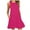 Hot Pink, variant on Razzly Stylish Women's Casual Dress - Cuffless Baggy Dress for Effortless Everyday and Comfort in Any Setting(Blue,2XL)
