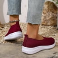 thumbnail image 5 of Mostsola Walking Shoes Women Comfortable Slip on Sneakers Knit Mesh Loafers Lightweight Flats, 5 of 8