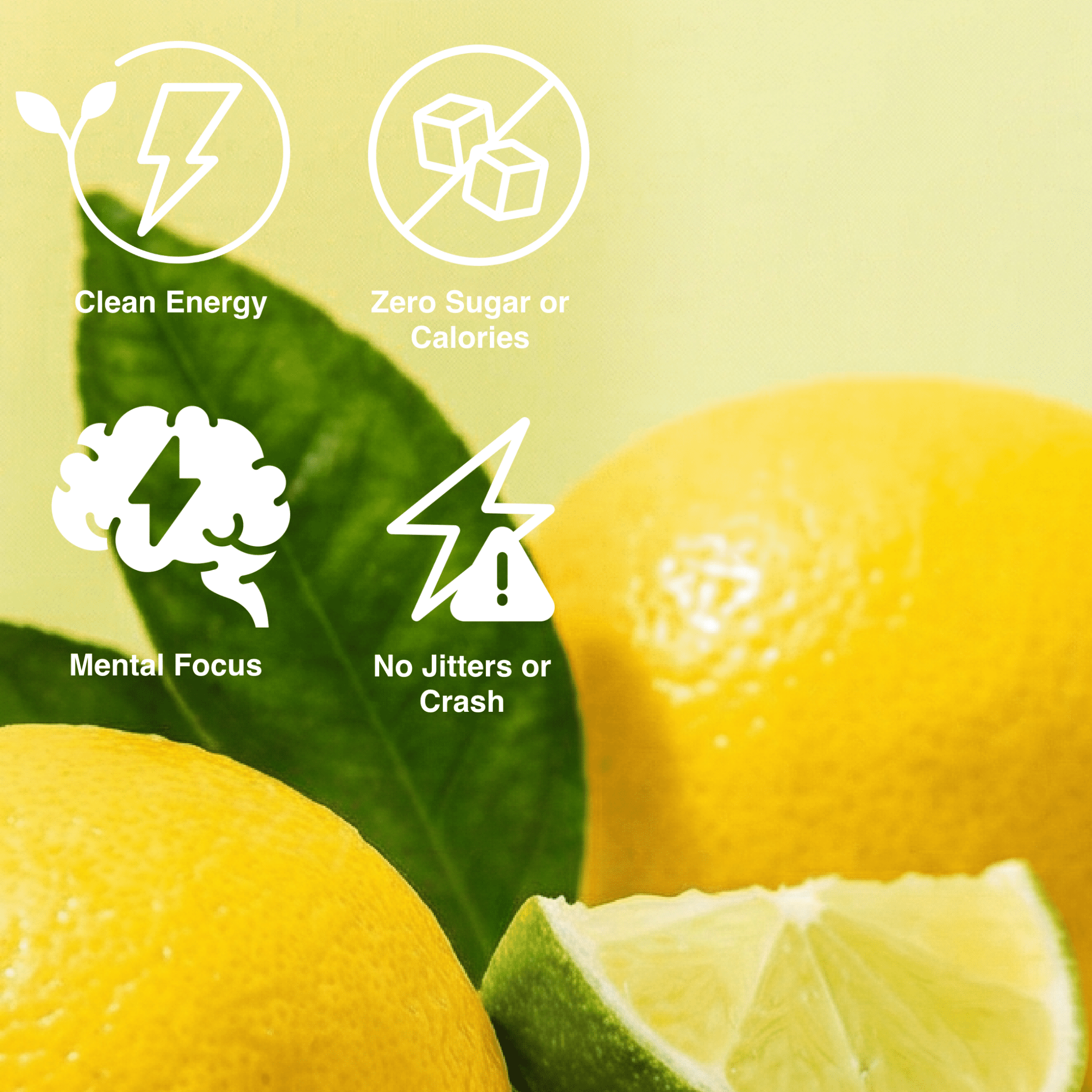 Phocus Caffeinated Sparkling Water Lemon Lime