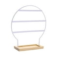 thumbnail image 2 of Kuntesetty Earring Display Stand Sturdy Earring Holder Organizer for Girls Selling Gift White, 2 of 9