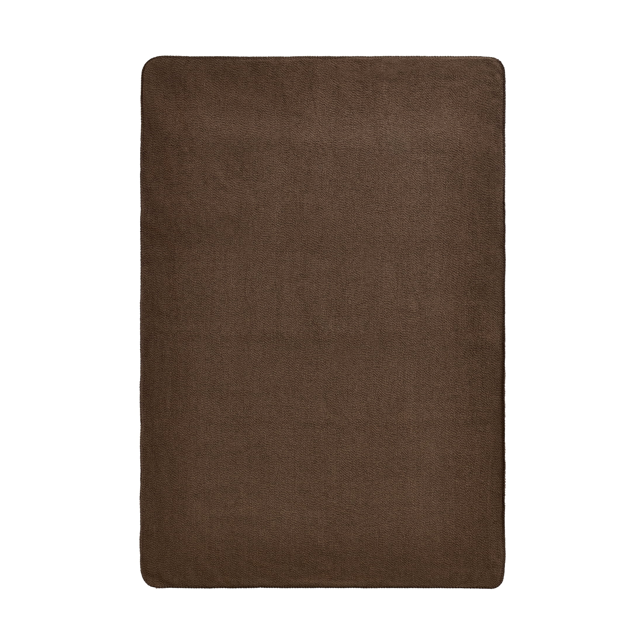Better Homes & Gardens Brown Basket Boucle Reverse to Faux Fur Oversized Throw, 50 in x 72 in