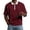 Wine, variant on LTTVQM Polo Shirts for Men Short Sleeve Waffle Knit Quarter Zip Lightweight Breathable Golf Shirts Athletic Loose Textured Lounge Work T Shirts Black L
