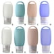 thumbnail image 4 of 1 Uds botellas de cosméticos de viaje Gel de sílice Mini contenedor vacío Gel de ducha para el cuidado de la piel tarros de champú Almacenamiento y organización del hogar Verde claro 40ml Yuarrent HA002266-02, 4 of 6