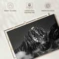 thumbnail image 6 of Elephant Stock Wispy Aiguille Verte Wall Art - Horizontal Canvas Wall Art - Living Room Wall Decor - Nature Canvas - Gray And White Decor - 12" x 8", 6 of 8