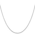 thumbnail image 3 of 14 Carats Or Blanc 20 Pouces.8mm Chaîne à Câble Pendentif Pendentif Lien Rond, 3 of 9