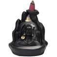 thumbnail image 1 of Handmade Incense Holder Decorative Diamond Smoke Backflow Statue Cone Incense Burner (Adiyogi Design 3), 1 of 4