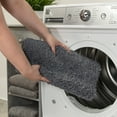 thumbnail image 4 of Mainstays Machine Washable Solid Shag Area Rug, Gray, 2'6"x3'10", 4 of 7