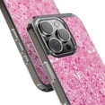 thumbnail image 3 of DistinctInk Clear Hybrid Case for Apple iPhone 14 Pro (6.1" Screen) - Pink & White Flowers Floral - Shockproof Protection, 3 of 5