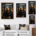 thumbnail image 4 of Designart "Resilient Rottweiler Spirit I" Animals Dog Floater Framed Wall Decor, 4 of 5