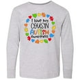 thumbnail image 3 of Inktastic I Love my Cousin Autism Awareness Long Sleeve Youth T-Shirt, 3 of 5
