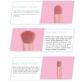 thumbnail image 4 of 5 pz. Brochas de maquillaje portátiles Brocha para sombra de ojos en polvo Set de brochas cosméticas para viajar, 4 of 5